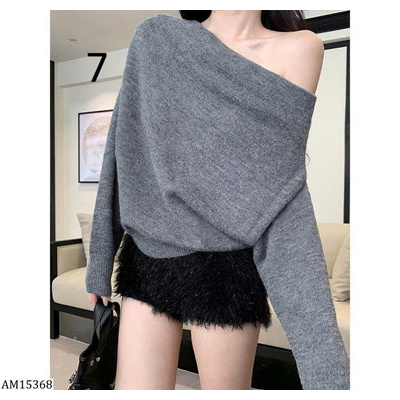 AM15368 ÁO LEN TRỄ VAI NỮ