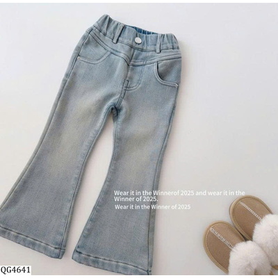 QG4641 QUẦN JEAN ỐNG LOE CHO BÉ