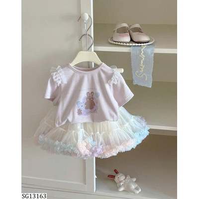 SG13163 ÁO THUN MIX CV TUTU SZ NHÍ