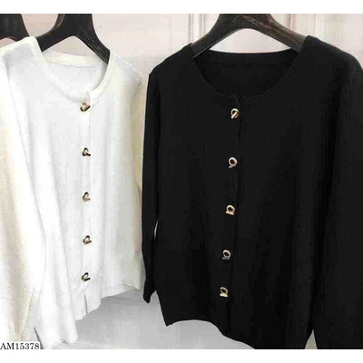 AM15378 ÁO KHOÁC CARDIGAN CỔ TRÒN CÓ CÚC