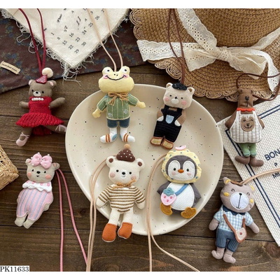 PK11633 VÒNG CỔ GẤU BÔNG ĐÁNG YÊU