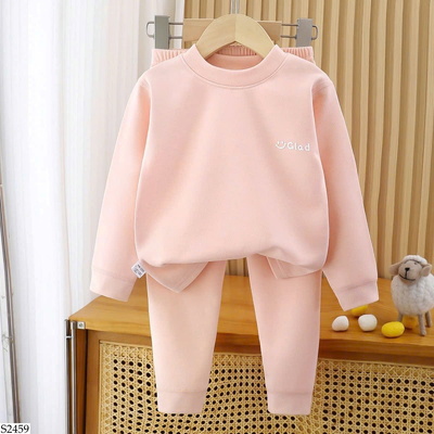 S2459 BỘ NỈ MẶC NHÀ CHO BÉ