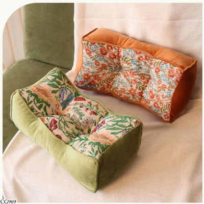 CG969 GỐI TỰA VÀ KÊ TAY HOẠ TIẾT HOA