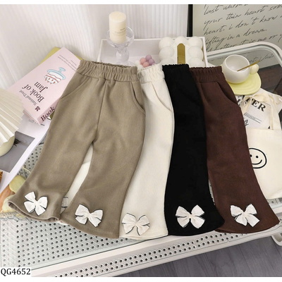 QG4652 QUẦN ỐNG LOE ĐÍNH NƠ