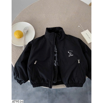 AT9516 ÁO KHOÁC LÔNG SNOOPY 2 MẶT