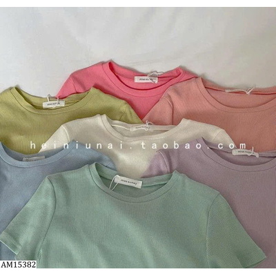 AM15382 ÁO PHÔNG TRƠN CỘC TAY CHO NỮ