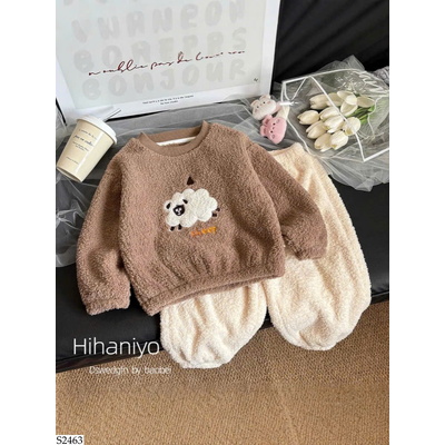S2463 BỘ LÔNG HOẠT HÌNH CHO BÉ