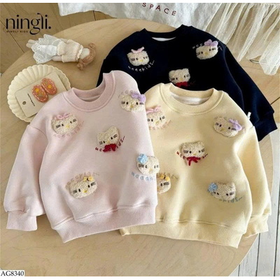 AG8340 ÁO NỈ MÈO KITTY NINGLI BG