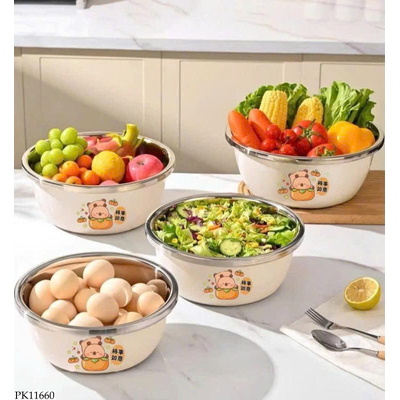 PK11660 SET 3 CHẬU INOX ĐA NĂNG