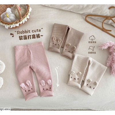 QG4664 QUẦN LEGGING LEN BÉ GÁI