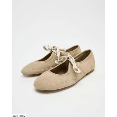 GM10827 GIÀY BÚP BÊ BUỘC DÂY NƠ