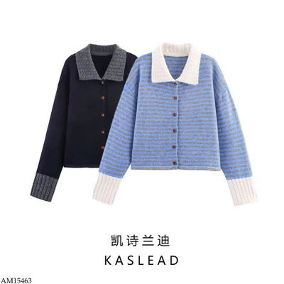 AM15463 ÁO CARDIGAN LEN CỔ BẺ KASLEAD