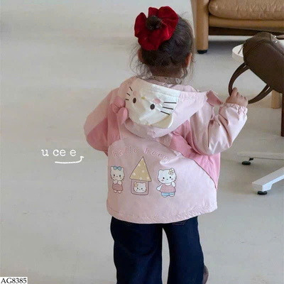 AG8385 ÁO KHOÁC MÈO KITTY BG