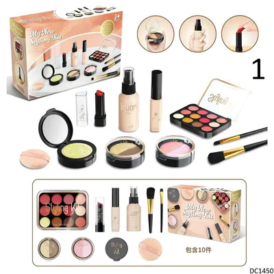 DC1450 BỘ ĐỒ CHƠI TRANG ĐIỂM 10 MÓN CHO BÉ GÁI