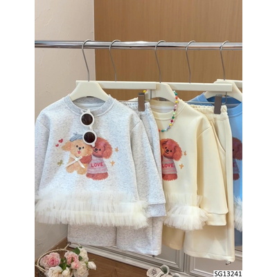 SG13241 BỘ NỈ XINH BÉ GÁI