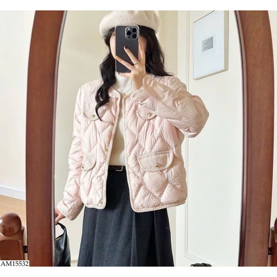 AM15532 ÁO KHOÁC PHỐI VIỀN CHO NỮ