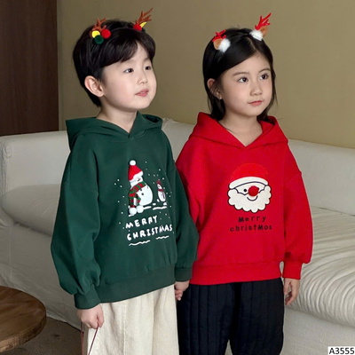 A3555 ÁO NỈ NOEL CHO BÉ