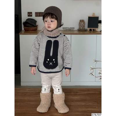 ST6707 SET ÁO KẺ PHỐI QUẦN CHO BÉ