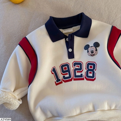 AT9589 ÁO POLO MICKEY LÓT LÔNG BT