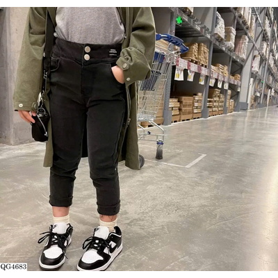 QG4683 QUẦN JEANS ÔM BASIC BÉ GÁI