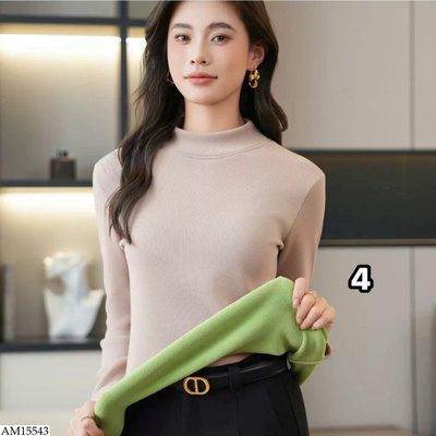 AM15543 ÁO GIỮ NHIỆT LÓT NỈ CHO NỮ