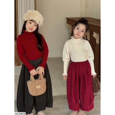 AG8404 ÁO LEN CỔ BÈO BG
