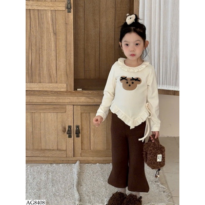 AG8408 ÁO BÈO HÌNH GẤU BG