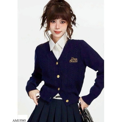 AM15585 ÁO CARDIGAN LEN DESSUU