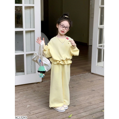 SG13293 BỘ NỈ CHO BÉ GÁI