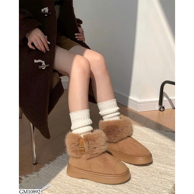 GM10892 BOOT LÔNG DA LỘN CHO NỮ