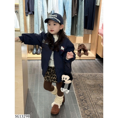SG13298 SET 3 MÓN KITTY PHỐI CHÂN VÁY DA BEO