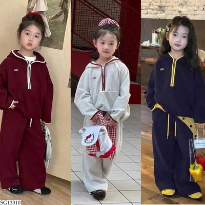 SG13310 SET BỘ NỈ MŨ KHOÁ PHỐI MÀU CHO BÉ