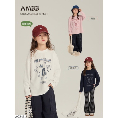 AG8451 ÁO THUN DÀI TAY HỌA TIẾT AMBB