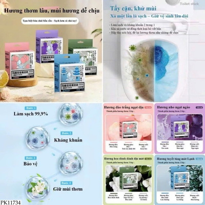 PK11734 COMBO 4 HỘP TẨY RỬA BỒN CẦU