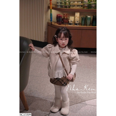 SG13309 SET ÁO KHOÁC MIX CV KẺ BG