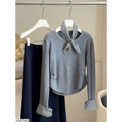 AM15645 ÁO LEN CARDIGAN CHO NỮ ANNA
