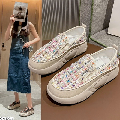GM10914 GIÀY LƯỜI ĐẾ CAO CHO NỮ