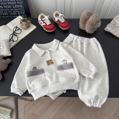 ST6726 SET POLO NỈ BÉ TRAI