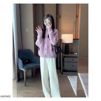 AM15652 ÁO LEN CARDIGAN NỮ