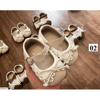 GG8417 GIÀY BÚP BÊ PHỐI NƠ CHO BÉ