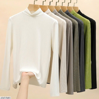 AM15681 ÁO THU ĐÔNG CAO CỔ CHO NỮ