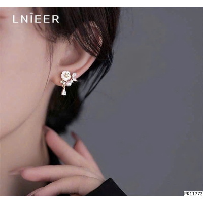 PK11772 BÔNG TAI HÌNH HOA LNIEER