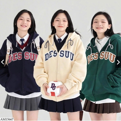 AM15667 ÁO HOODIE ZIP DESSUU
