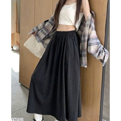 VM3321 CHÂN VÁY DÁNG DÀI UNI