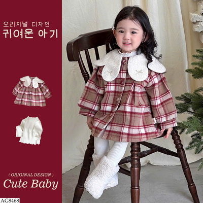 AG8468 ÁO KHOÁC KẺ CHO BÉ