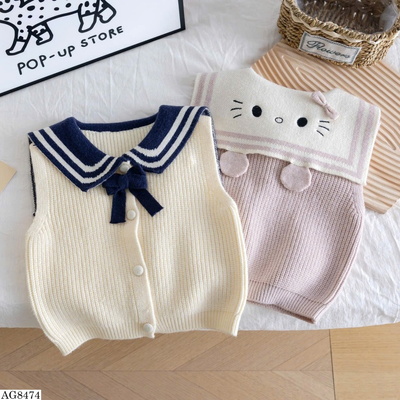 AG8474 ÁO GILE LEN THỦY THỦ BÉ GÁI