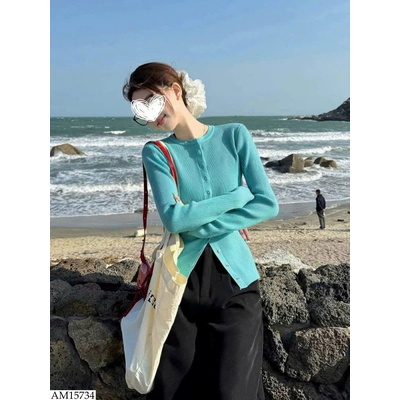 AM15734 ÁO CARDIGAN LEN MOSES QUEEN