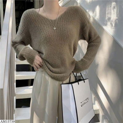 AM15739 ÁO LEN NỮ LÔNG SIÊU MỊN