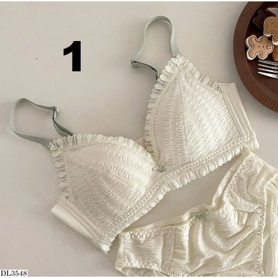 DL3548 BỘ ĐỒ LÓT REN NƠ CHO NỮ