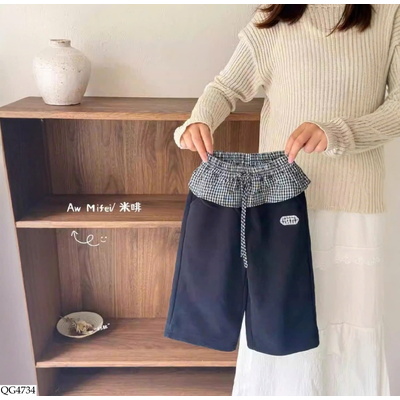 QG4734 QUẦN NỈ SUÔNG CHO BÉ GÁI 